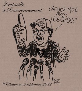 Drainville à l'environnement ?!
